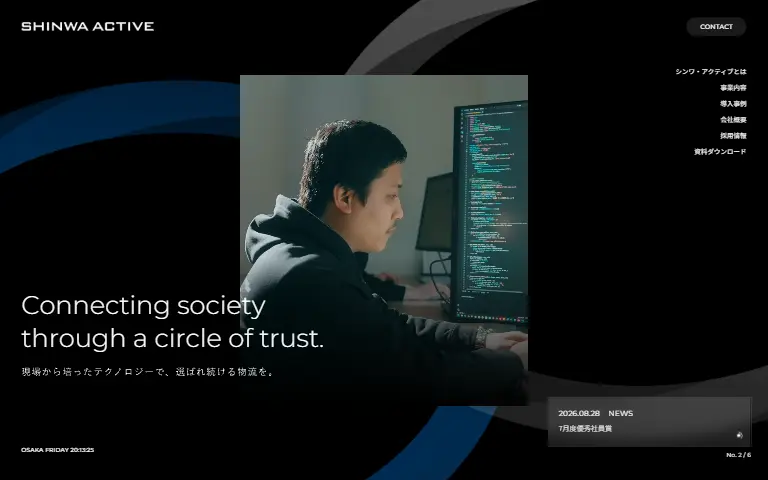 株式会社シンワ・アクティブの公式サイトのトップページ